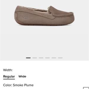 Women’s UGG Ansley Suede Fur Slippers Size 11